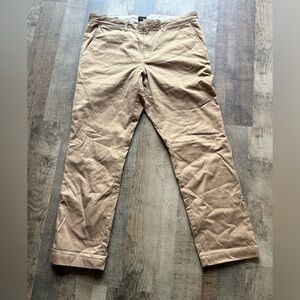 J. Crew Men's Fleece Lined Khaki Chinos